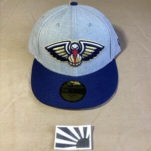 New Era Cap NBA New Orleans Pelicans 59FIFTY 70344227 Men's Size 7 1/2
